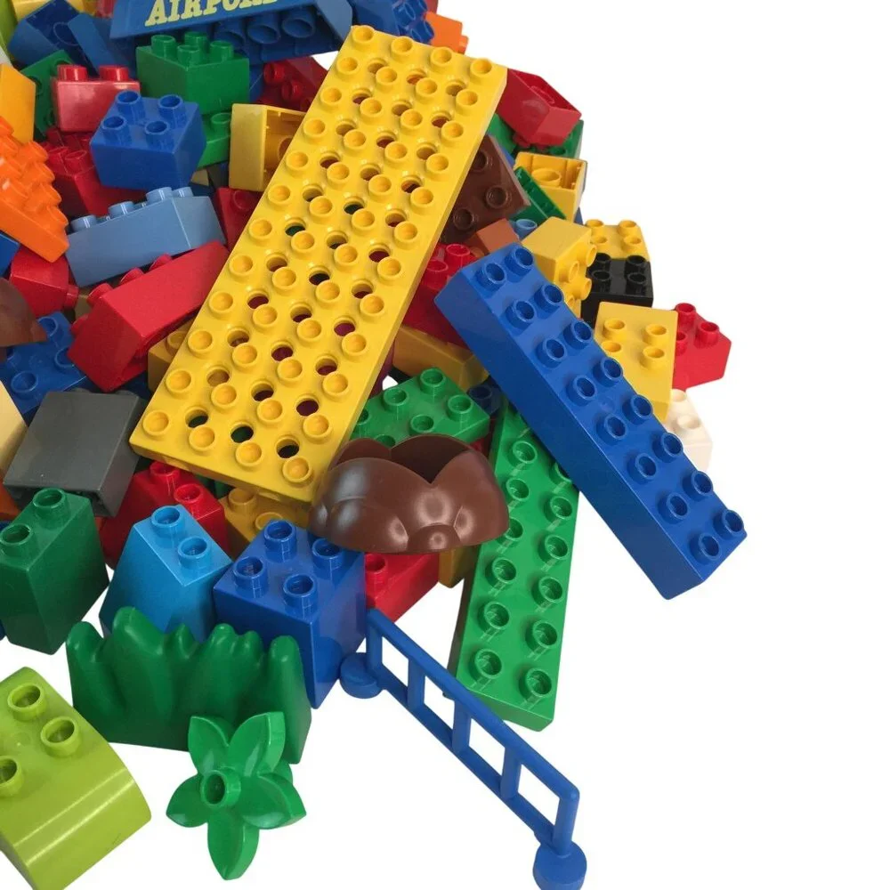 Lego Duplo Building‎ Blocks Lot 250 Pcs Base Plate Mountain Tree Vine Window